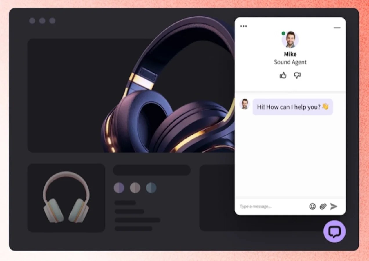 Live Chat in action on a store