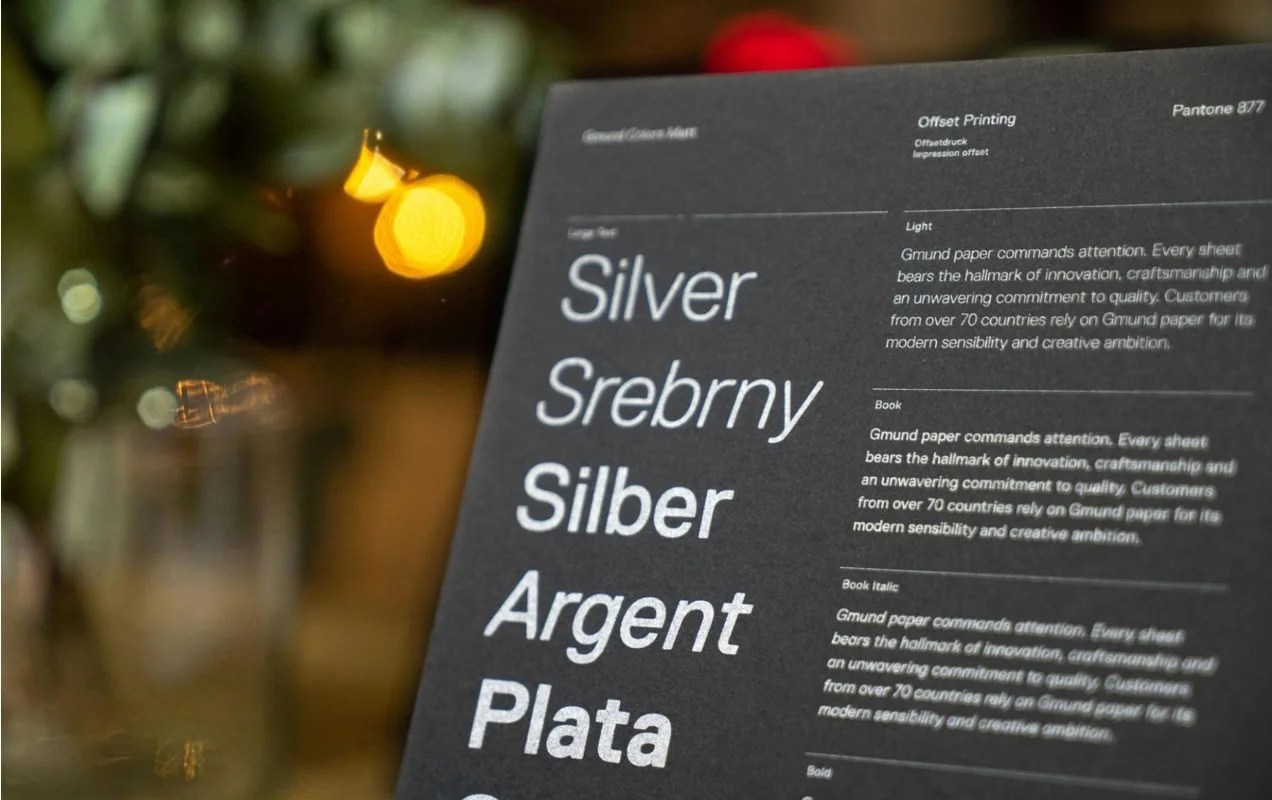 several different fonts with descriptions of each