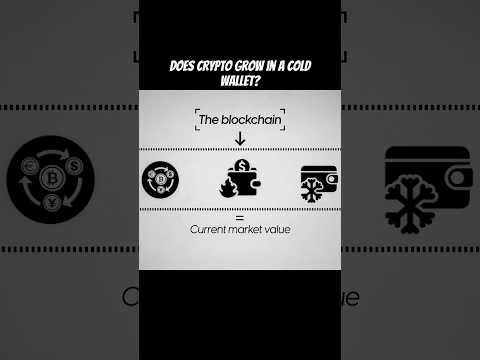 Does crypto gain value in a cold wallet? #crypto #cryptocurrencywallet