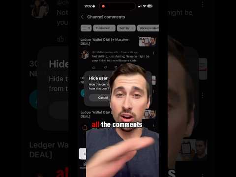 Scams I deal with as a crypto YouTuber