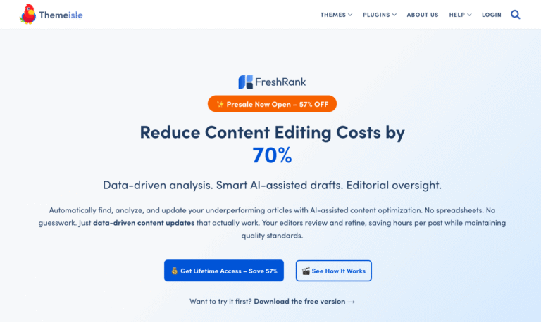 How to Use FreshRank to Turn Dying Posts Into Traffic Winners