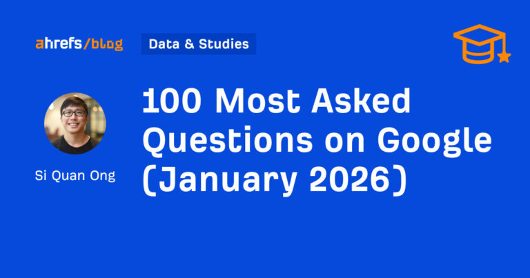 100 Most Asked Questions on Google (January 2026)