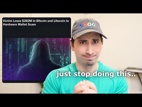 Can I be mean for a second... what *NOT* to do when using a cold wallet in 2026