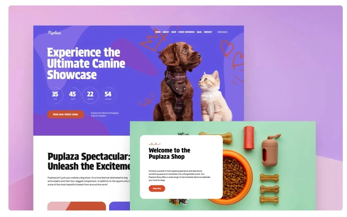 preview of pet themes 