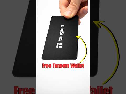 How to Get A Free Tangem Wallet!