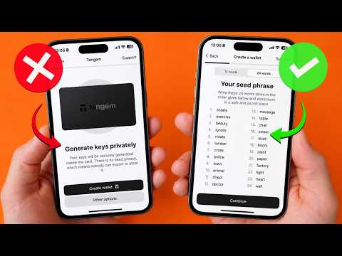Tangem Seed Phrase vs No Seed Phrase! (What's Safer?)
