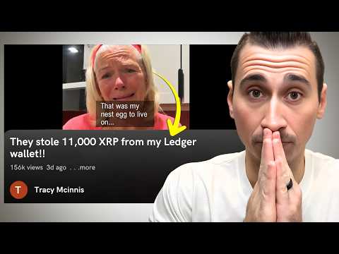 How Tracy's Ledger Wallet Was "HACKED" (New XRP Scam Explained)